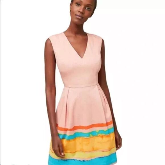 NWT Tracy Reese For Anthropologie Mini Pink Dress Size 6 - Picture 3 of 13